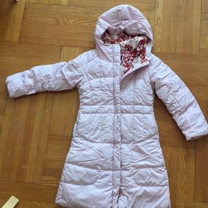 Patagonia size Kid S (8) pink long down